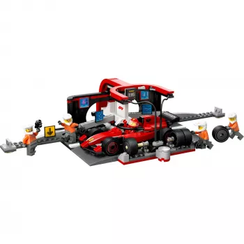LEGO City F1 boksipeatuse komplekt 60443 — Ferrari F1 auto, 322 osa, 5 minifiguuri, vanusele 6+