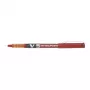 Pilot V5 HiTec punane 0,5 mm punase tindiga pastapliiatsid, 12 tk