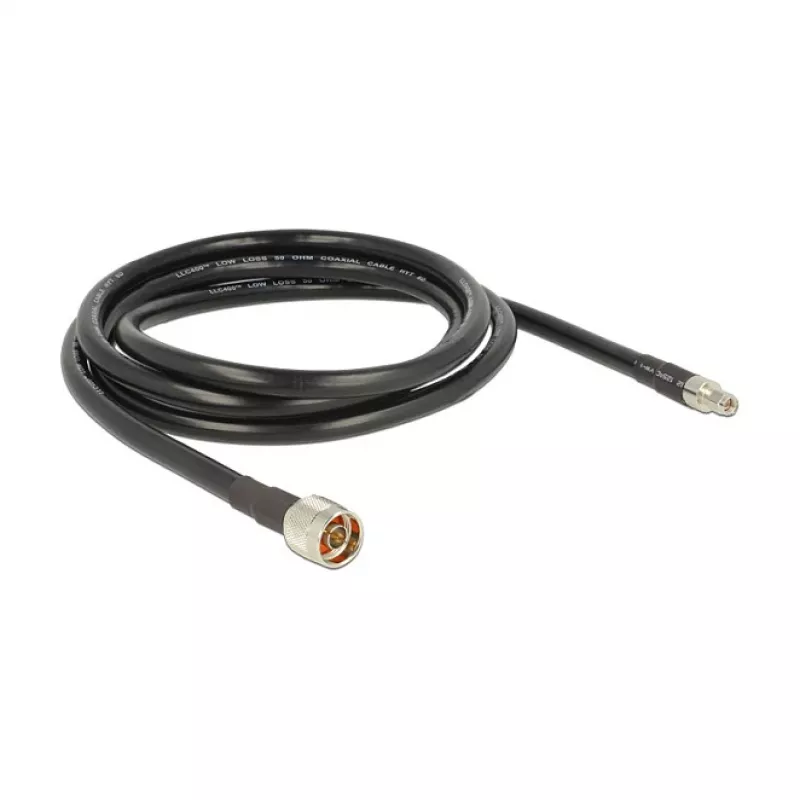 Koaksiaalkaabel DeLOCK 2m N/RP-SMA CFD400 LLC400
