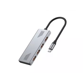 USB-jaotur GEMBIRD UHB-CM-U310-A4-01 — 4-pordiline jaotur: 1×USB 3.1 + 3×USB 2.0, must