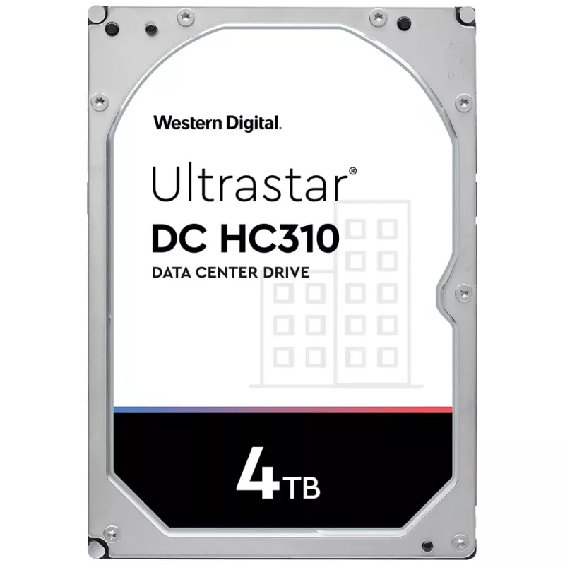 Western Digital Ultrastar DC HC310 4 TB 3.5 SATA III 7200 RPM 256 MB kõvaketas, HUS726T4TALE6L4
