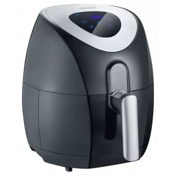 Severin 2430 Üksik 3,2 L Eraldiseisev 1500 W Kuumaõhufritüür Must, Roostevaba teras