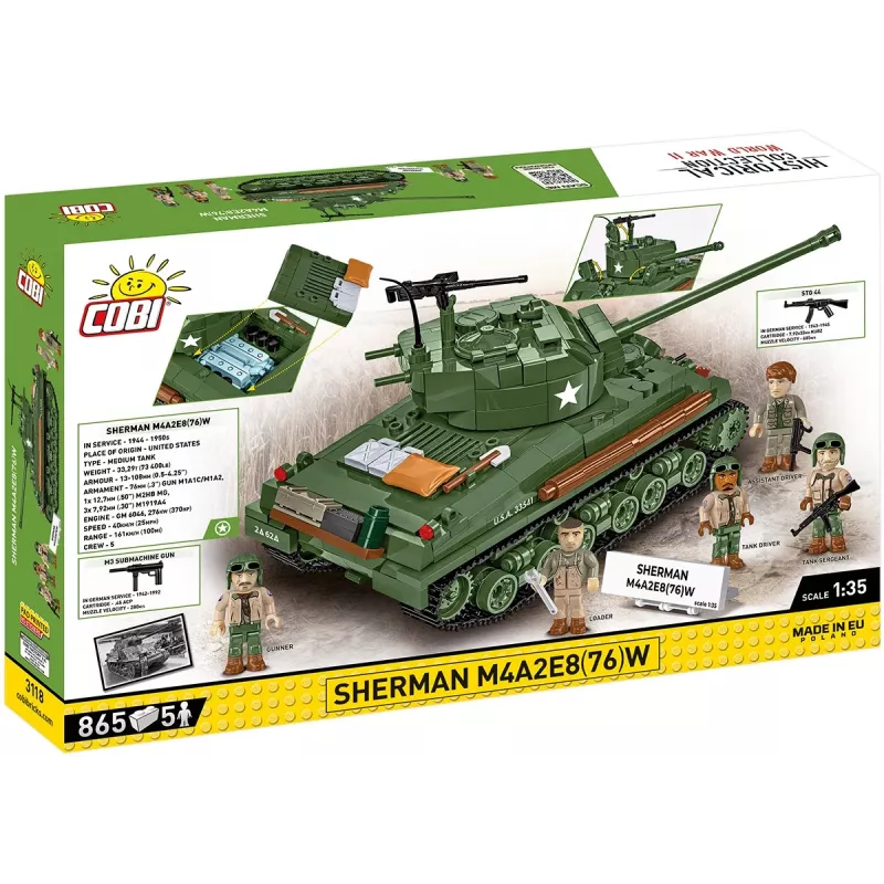 Klotsid Sherman M4A2E8 865 klotsi