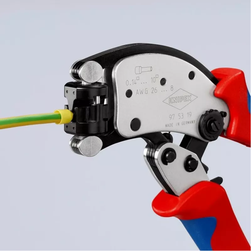KNIPEX Twistor T isereguleeruvad presskruistangid Traadiotsa hülsside presskruistangid