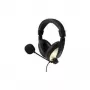 LogiLink HS0011A - Kõnekeskus / kontor - Binaural - Peavõru - Must - Juhtmega - 3,5 mm (1/8) (HS0011A)