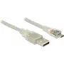USB-kaabel DeLOCK 3m USB2.0-A/USB2.0 Micro-B