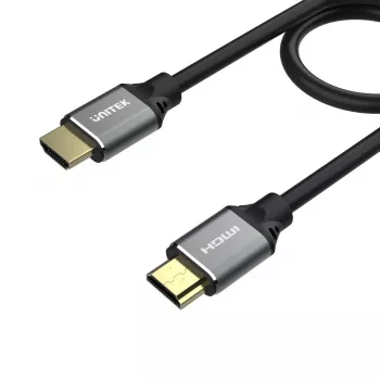 HDMI-kaabel Unitek C137W 1,5 m, HDMI 2.1, 48 Gbit/s, 4K/8K 2160p, 120 Hz, ARC, Ethernet, kullatud