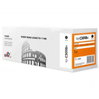 Toner TB Ühilduv OKI C301 to-C301BN BK