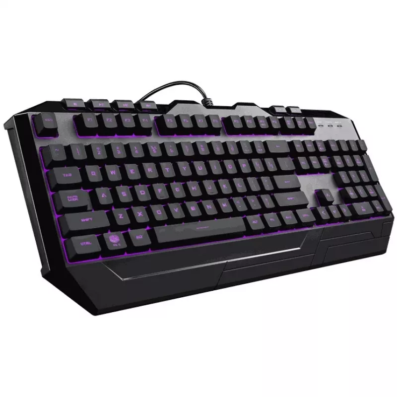 YY Cooler Master Lauaarvuti Mänguklaviatuur Devastator 3 [DE] must mono RGB uuendatud versioon