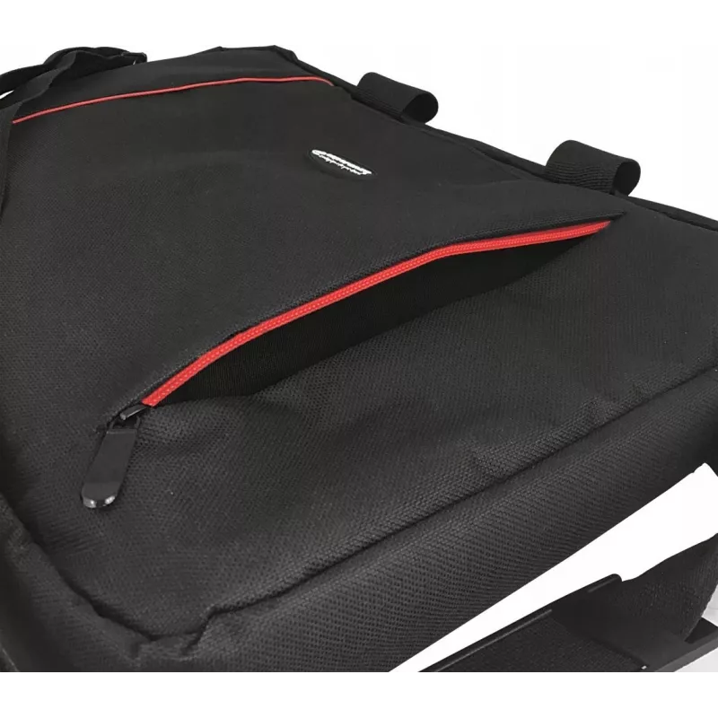 Esperanza SALERNO 39.6 cm (15.6) Toploader kott Must, Punane