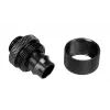 Bitspower surveliitmik G1/4-tolline isane sirge 16/11 mm külge – must matt