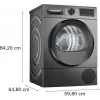 Bosch WQG245DXSN soojuspumbaga pesukuivatusrest 9 kg