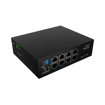 Võrgukommutaator LANBERG ILGE-8P-2S-120 Light Industrial PoE 4xBT 4xAT 2xSFP DIN haldamata Gigabit