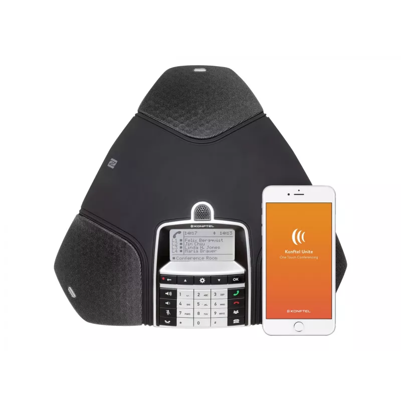Konftel 300IPx - VoIP-konverentsitelefon - SIP v2 - Liquorice Black - Konftel C50300IPx Hybrid jaoks