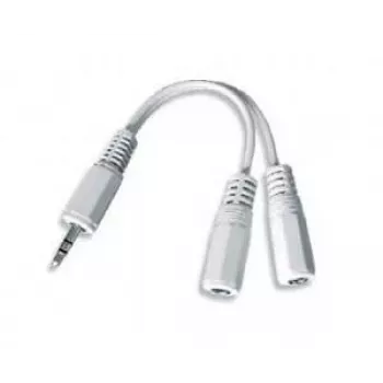 Kaabel Audio Splitter 3,5MM/10CM Valge CCA-415W Gembird