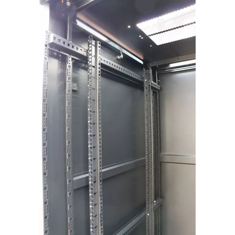 Eraldiseisev riiul Extralink Rackmount kapp 42U 600x1000 Must