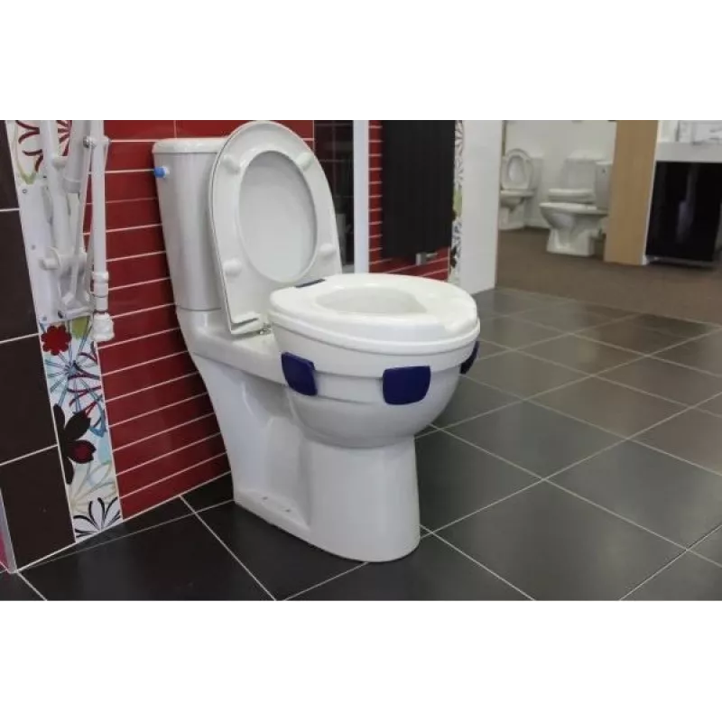 WC-poti pikendus HERDEGEN Sahag 580540 sinine valge ümmargune 410×420×110 mm polüpropüleen, max koormus 185 kg