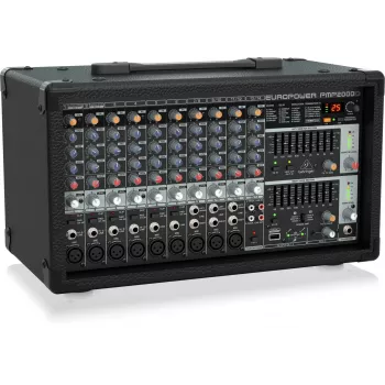Behringer PMP2000D helimikser 14 kanaliga 2000 W Must