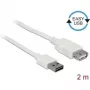 USB-kaabel DeLOCK 85200 USB 2.0 2 m valge