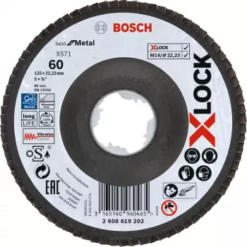 Bosch X-LOCK X571 BEST FOR METAL lihvketas