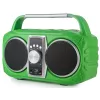 Raadiokell PRIME3 Prime3 APR71GR Neon — äratuskell FM-raadio ja LED-ekraaniga