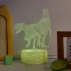 Laua-LED-lamp MANTA SNL117RGB RGB 3D dinosauruse valgusdekoor