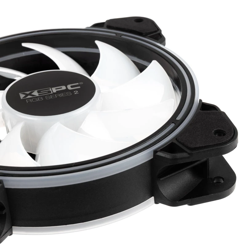 XSPC 120mm ARGB PWM Case Fan, RGB Series 2, 120 mm