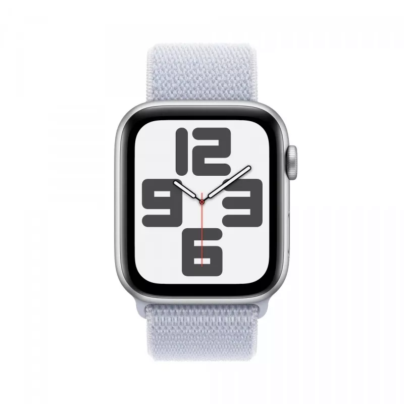 Watch SE GPS + Cellular 44 mm hõbedane alumiiniumkorpus sinise Cloud Sport Loopiga