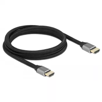 Delock Ultra High Speed HDMI Kabel 48 Gbps 8K 60 Hz grau 2 m zertifiziert