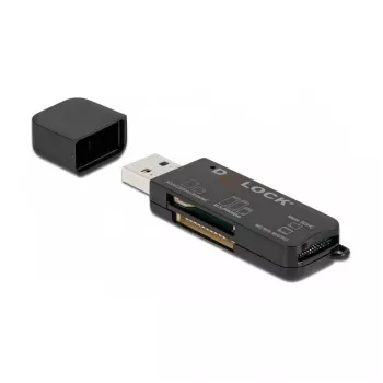 Kaardilugeja DeLOCK SuperSpeed USB SD, Micro SD, MS jaoks
