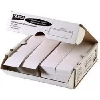 Saateetiketid agipa 115498 140 x 40 mm kollased, kleeplindirullil