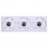 360mm ARGB PWM radiaatori ventilaatorikomplekt Jonsbo ZB-360 valge — 3x120mm PWM ARGB ventilaatorit vedelikjahutusradiaatoritele