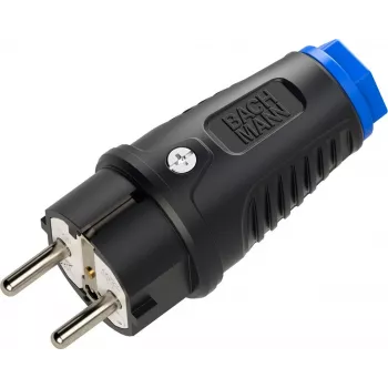 Schutzkontaktstecker Bachmann BM0017342 Rubber CEE7/7 toitepistik