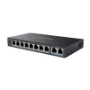 Võrgu PoE lüliti Reolink RLA-PS1 – 8-pordiline PoE, 150 W kogueelarve, IEEE 802.3af/at, 2x Gigabit üleslink