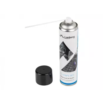 Suruõhupuhasti LANBERG CG-600FL-001 — 600 ml, arvuti puhastamiseks, must/sinine/valge