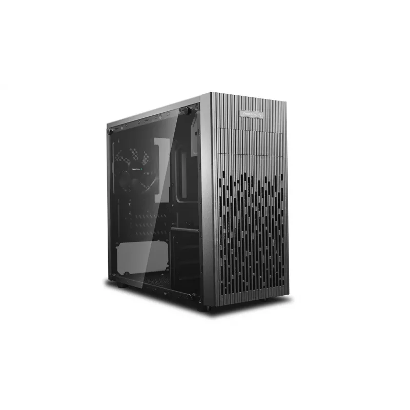 Arvuti korpus DeepCool Matrexx 30 Mini Tower — Micro ATX, karastatud klaas, 3x3.5 tolli / 2x2.5 tolli pesad, GPU kuni 25 cm