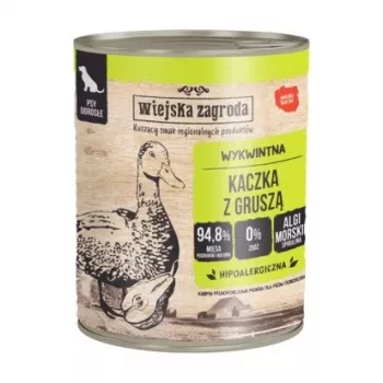 WIEJSKA ZAGRODA Part pirniga - märg koeratoit - 800g