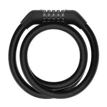 Turvakaabel Xiaomi BHR6751GL tõukerattale, pikkus 1,2 m, läbimõõt 1,2 cm, koodlukk, must