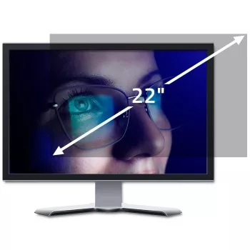 Privaatsusfilter QOLTEC 51056 22-tollisele (55,9 cm) monitorile, 16:10, 475×297 mm, läbipaistev