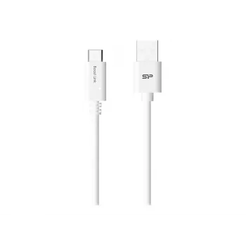 USB-kaabel Silicon Power Boost Link PVC LK10AC 1m USB A USB C valge