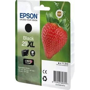 Epson Strawberry 29XL K tindikassett 1 tk Originaal Suure (XL) mahutavusega Must