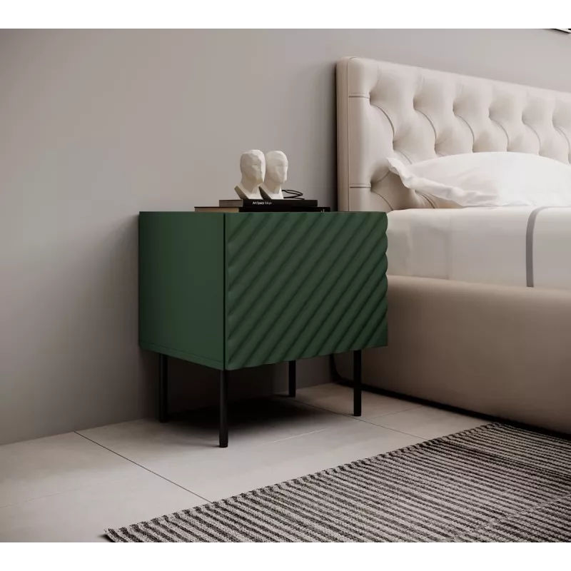 Öökapi komplekt cama meble ONDA 2 tk 50×40×K54 cm, roheline, MDF/puitlaastplaat, 16 mm karkass