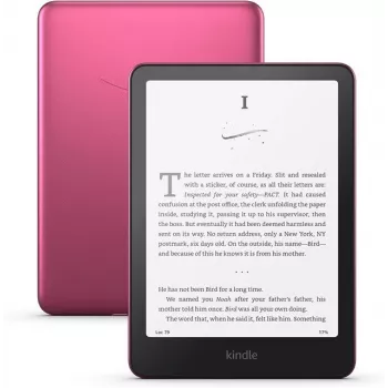 E-luger Amazon Kindle Paperwhite Signature Edition 2024 — 7-tolline ekraan, 32 GB, IPX8 veekindel, USB-C, vaarikas
