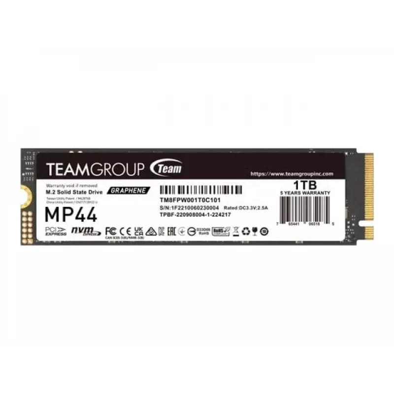 Team Group MP44 - SSD - 1 TB - sisemine - M.2 2280 - PCIe 4.0 x4 (NVMe)
