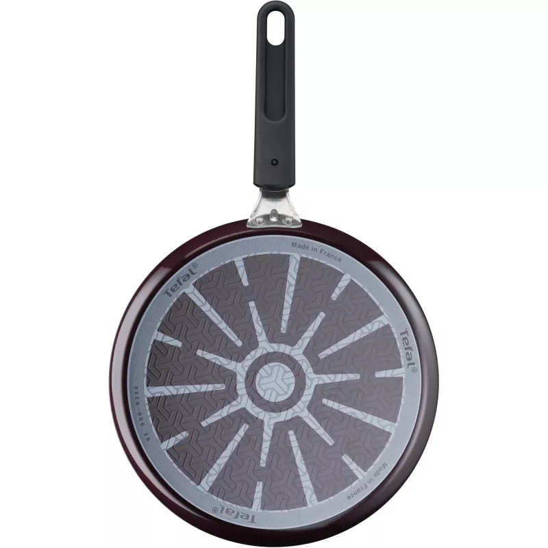 Pannkoogipann Tefal Resist Intense D52210 Ümmargune 25 cm Must Punane