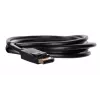 Savio CL-137 DisplayPort-kaabel 3 m Must