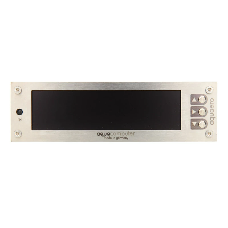 Aqua Computer 53145 ventilaatori kiiruse regulaator LCD Roostevaba teras
