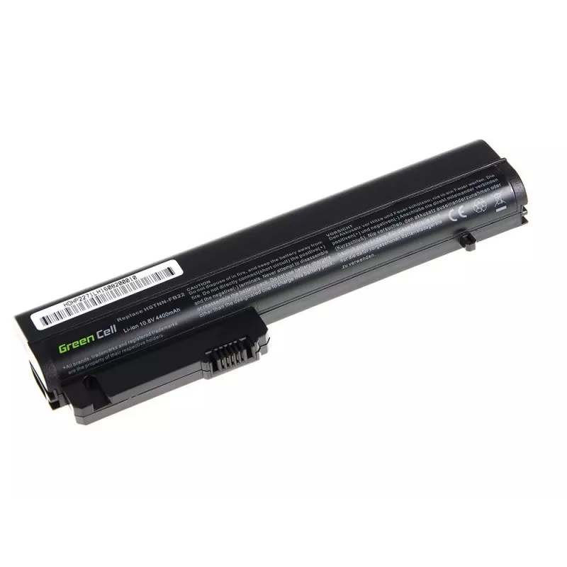 Green Cell - sülearvuti aku (ühilduv mudelitega: HP RW556AA, HP HSTNN-C48C) - liitiumioon - 6 elementi - 4400 mAh - must - HP 2510p, Business Notebook nc2400, EliteBook 2530p jaoks