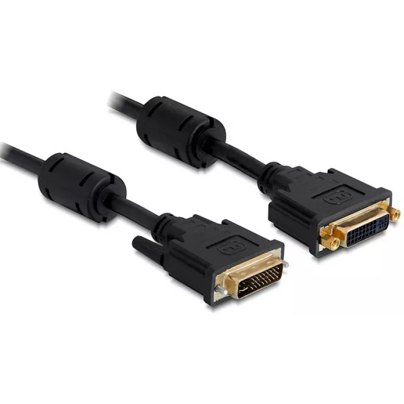 DVI-I kaabel DeLOCK 83106 1m must