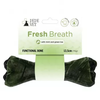 Funktsionaalne koerte maius PAKA ZWIERZAKA Pepe Vet Bone Fresh Breath, näritav veiselihaga, 70 g, teraviljavaba, täiskasvanud koerad